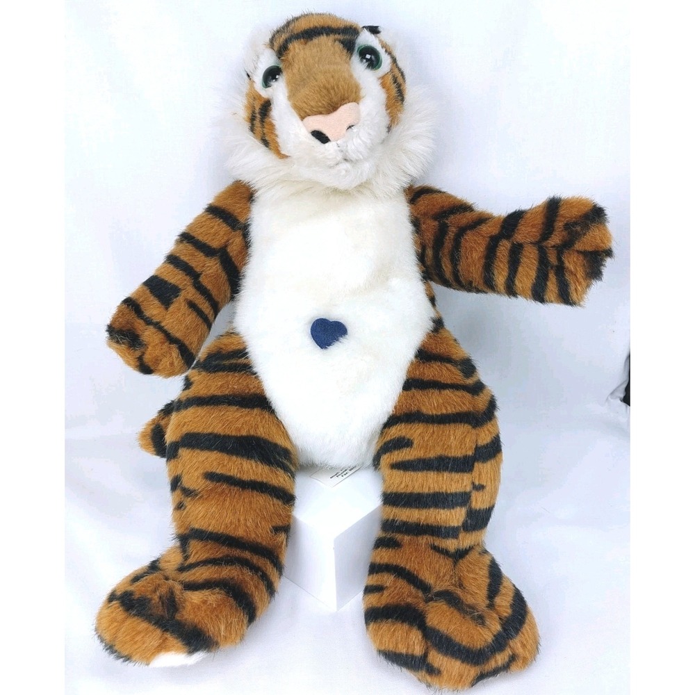 Nanco Animaland 2006‎ Bengal Tiger Stuff Your Own 16" Stuffed Plush Denmark